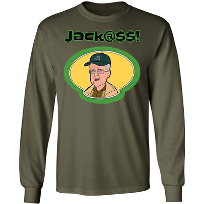 Long Sleeve T-Shirt - 6C454QGU - Military Green - 16