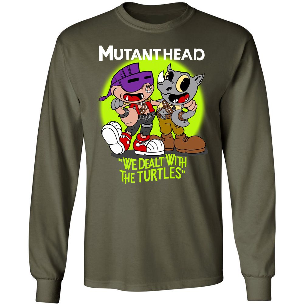 Long Sleeve T-Shirt - 6NU83VKB - Military Green - 16