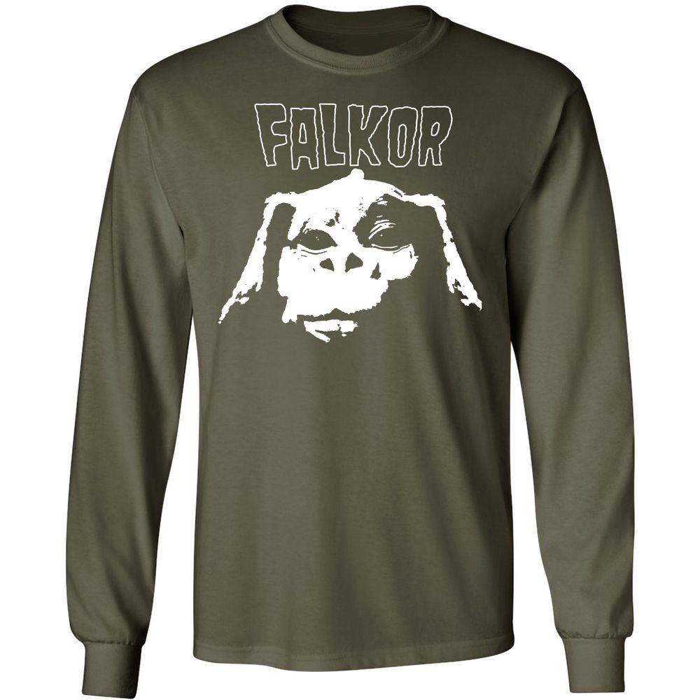 Long Sleeve T-Shirt - HXG9RMPL - Military Green - 16