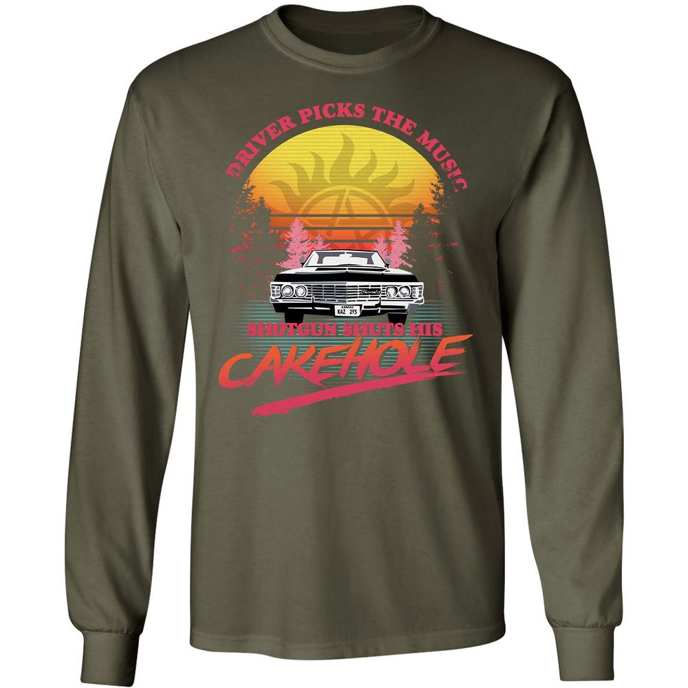 Long Sleeve T-Shirt - 5RAZH9BH - Military Green - 16