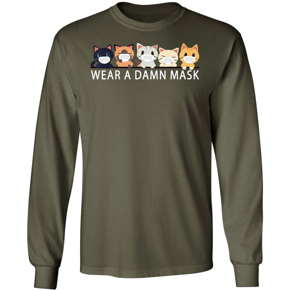 Long Sleeve T-Shirt - RLUTHUZG - Military Green - 16