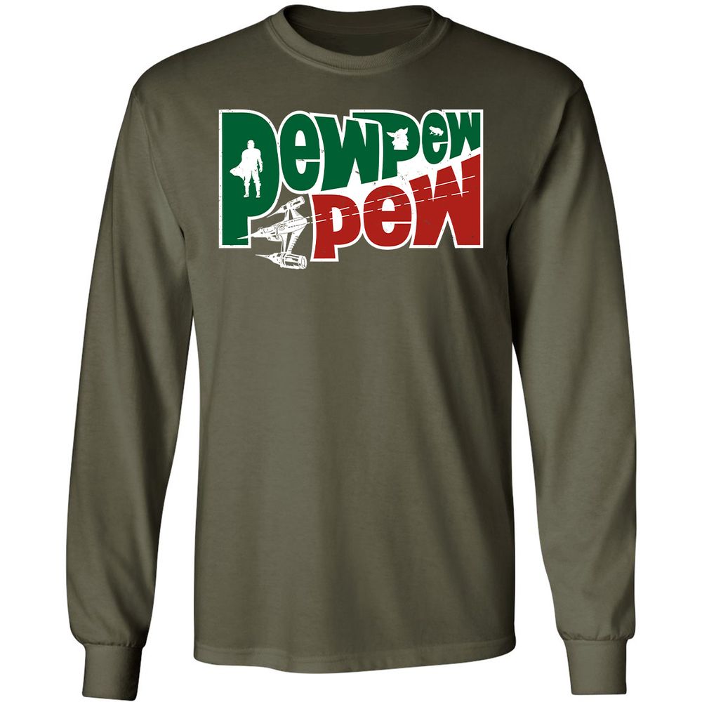 Long Sleeve T-Shirt - V6AST565 - Military Green - 16