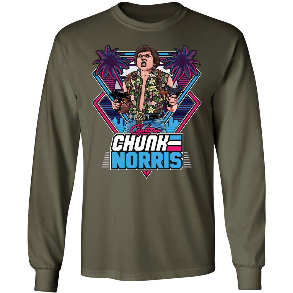 Long Sleeve T-Shirt - ZMGUJSYD - Military Green - 16