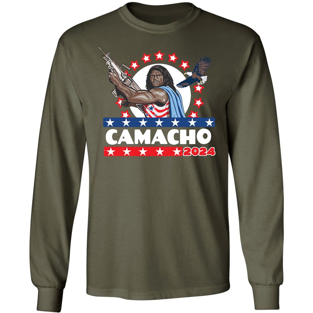 Long Sleeve T-Shirt - FHTRA6L8 - Military Green - 16