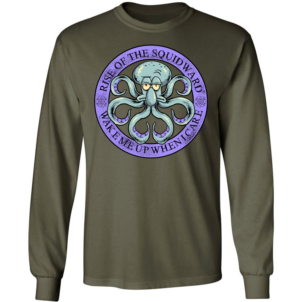 Long Sleeve T-Shirt - W2RMNTBE - Military Green - 16