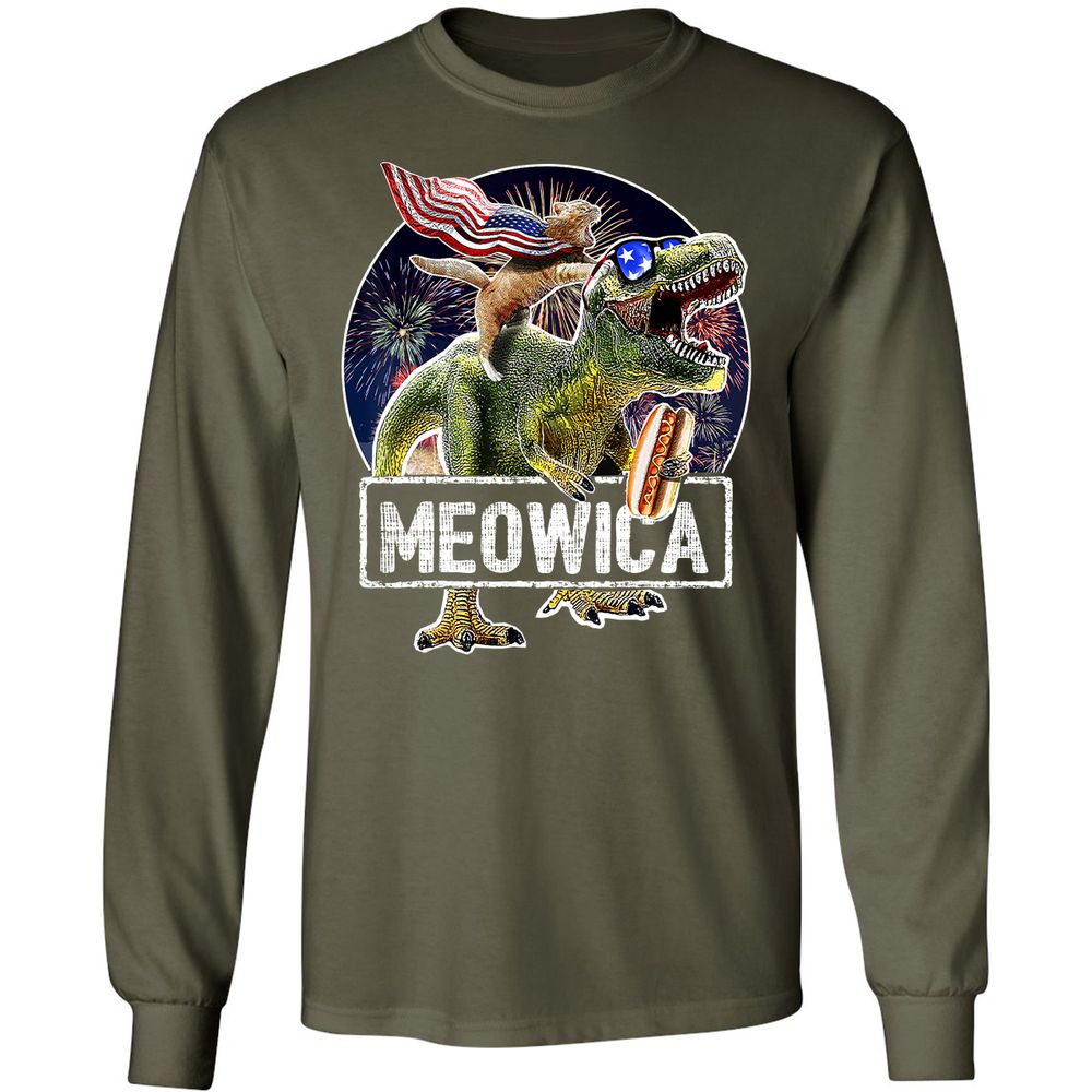 Long Sleeve T-Shirt - J3CCF7CW - Military Green - 16