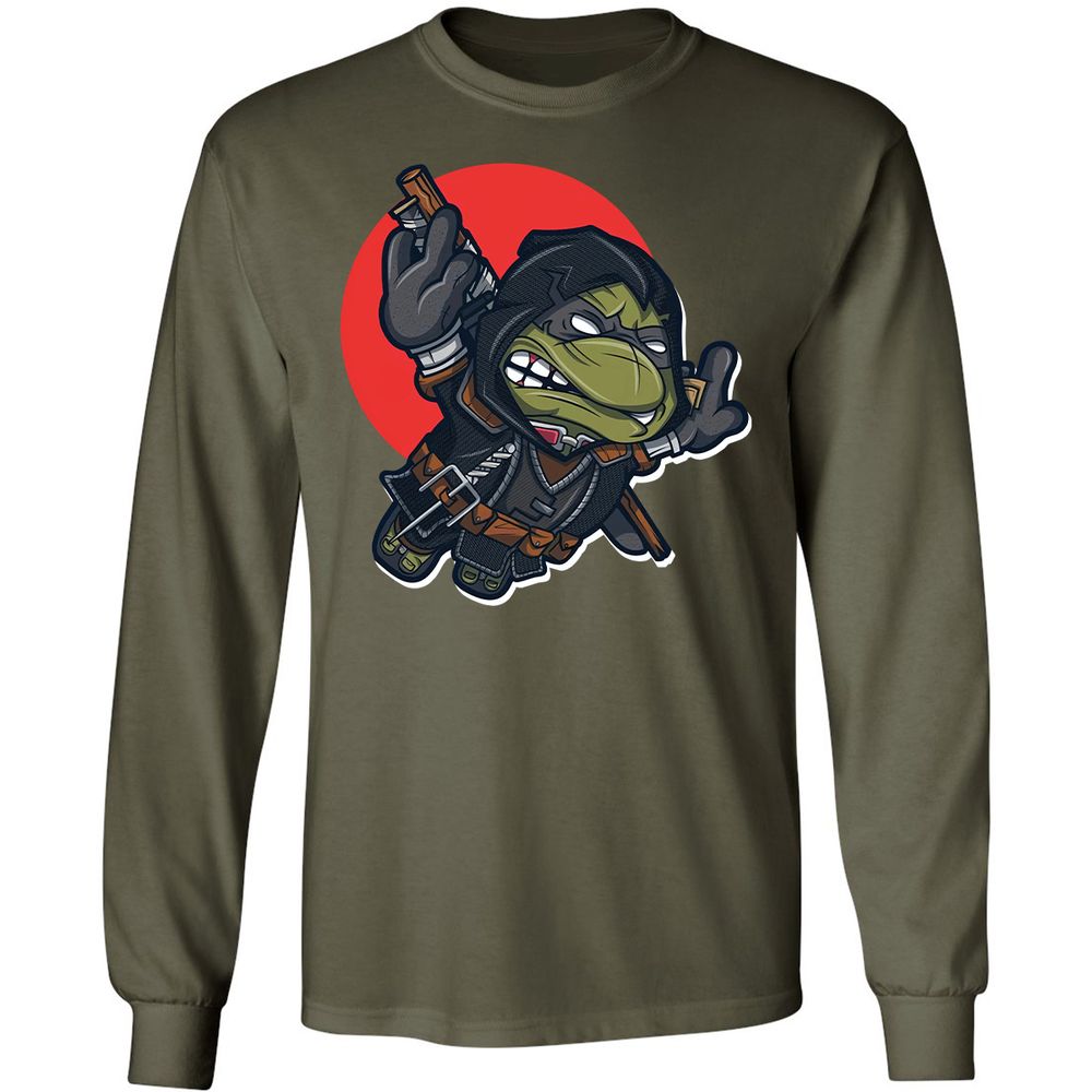 Long Sleeve T-Shirt - Z8V16S9N - Military Green - 16