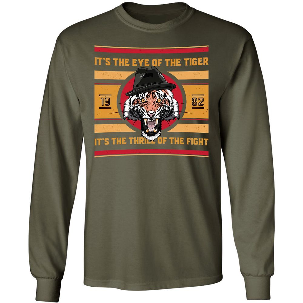 Long Sleeve T-Shirt - HLJWHJKL - Military Green - 16