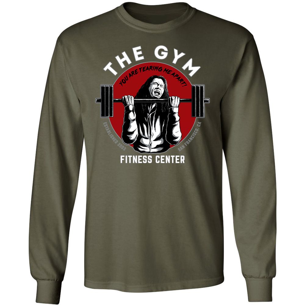 Long Sleeve T-Shirt - YKT4RAA6 - Military Green - 16