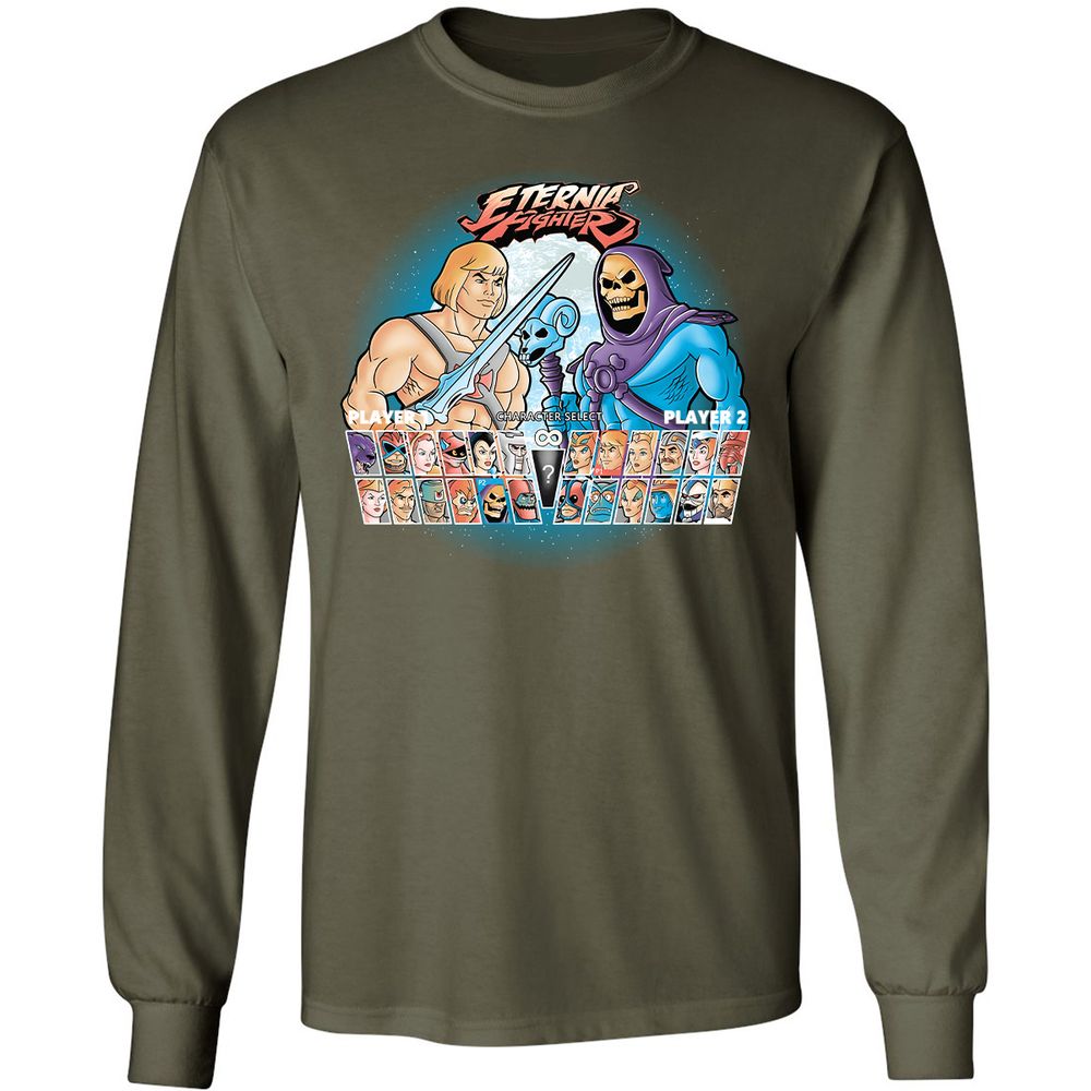 Long Sleeve T-Shirt - 9T93UJM5 - Military Green - 16