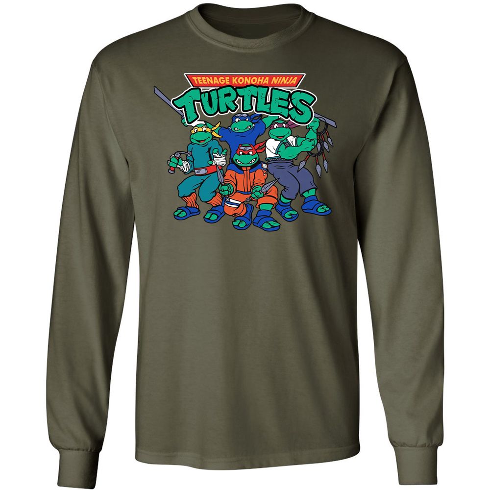 Long Sleeve T-Shirt - R6LUSXWR - Military Green - 16