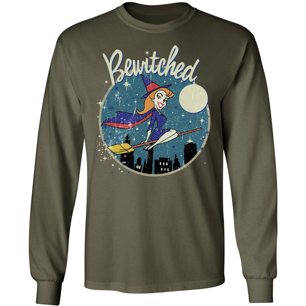 Long Sleeve T-Shirt - A9F4D1M8 - Military Green - 16