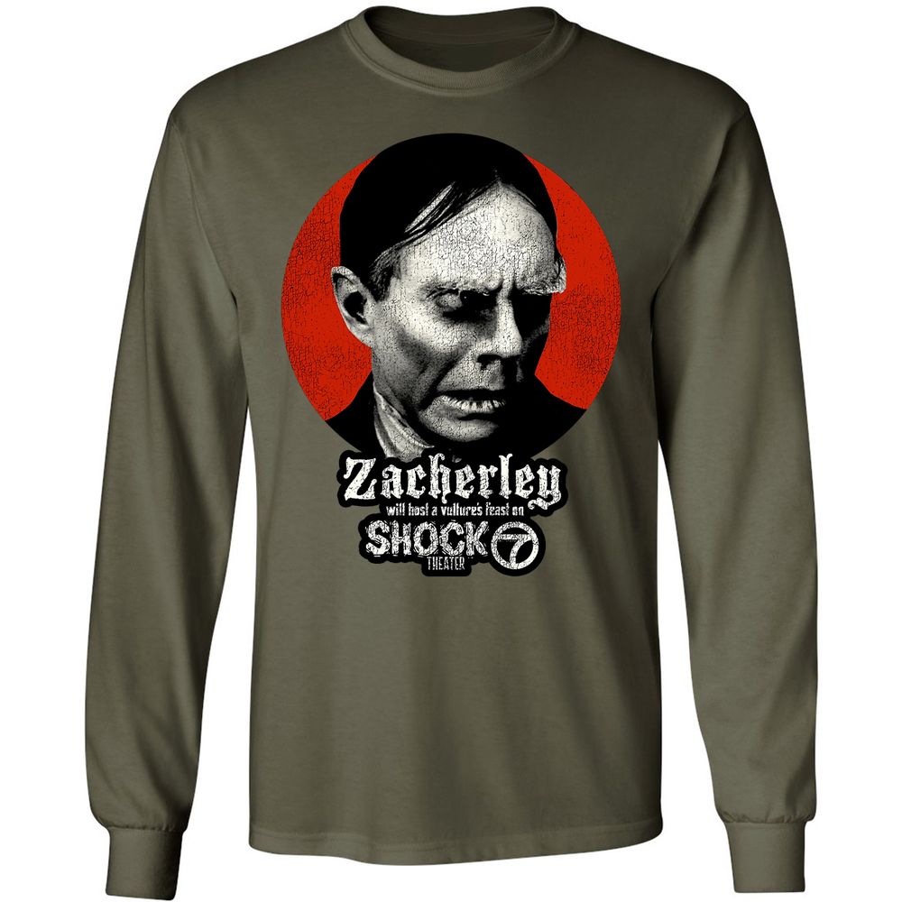 Long Sleeve T-Shirt - S7DXYLS9 - Military Green - 16