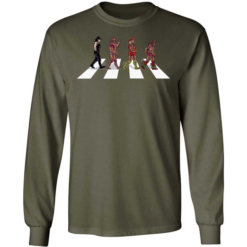 Long Sleeve T-Shirt - 3VSZJV1Y - Military Green - 16
