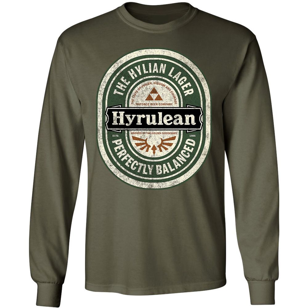 Long Sleeve T-Shirt - SHJYJ1V2 - Military Green - 16