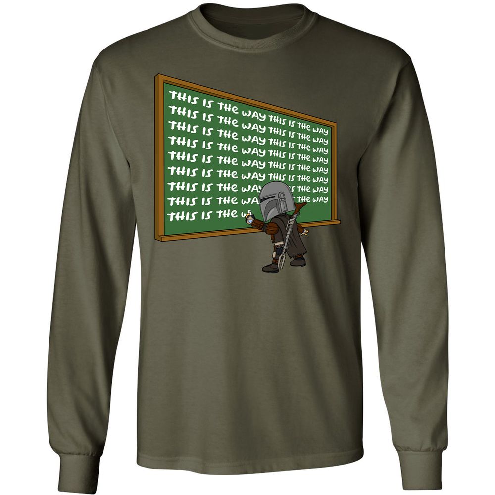 Long Sleeve T-Shirt - QMDVVQRF - Military Green - 16