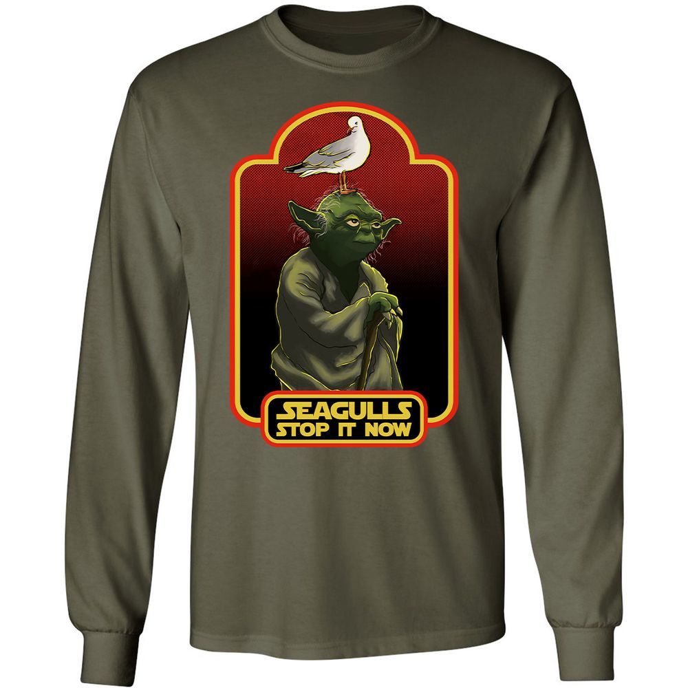 Long Sleeve T-Shirt - Y6Q43H3G - Military Green - 16