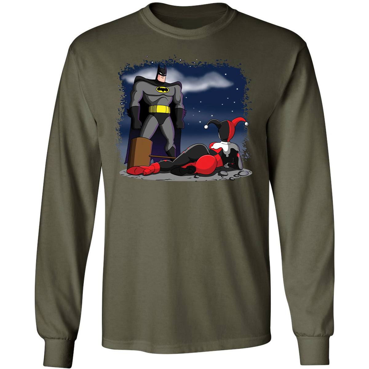 Long Sleeve T-Shirt - JA8NLRZX - Military Green - 16