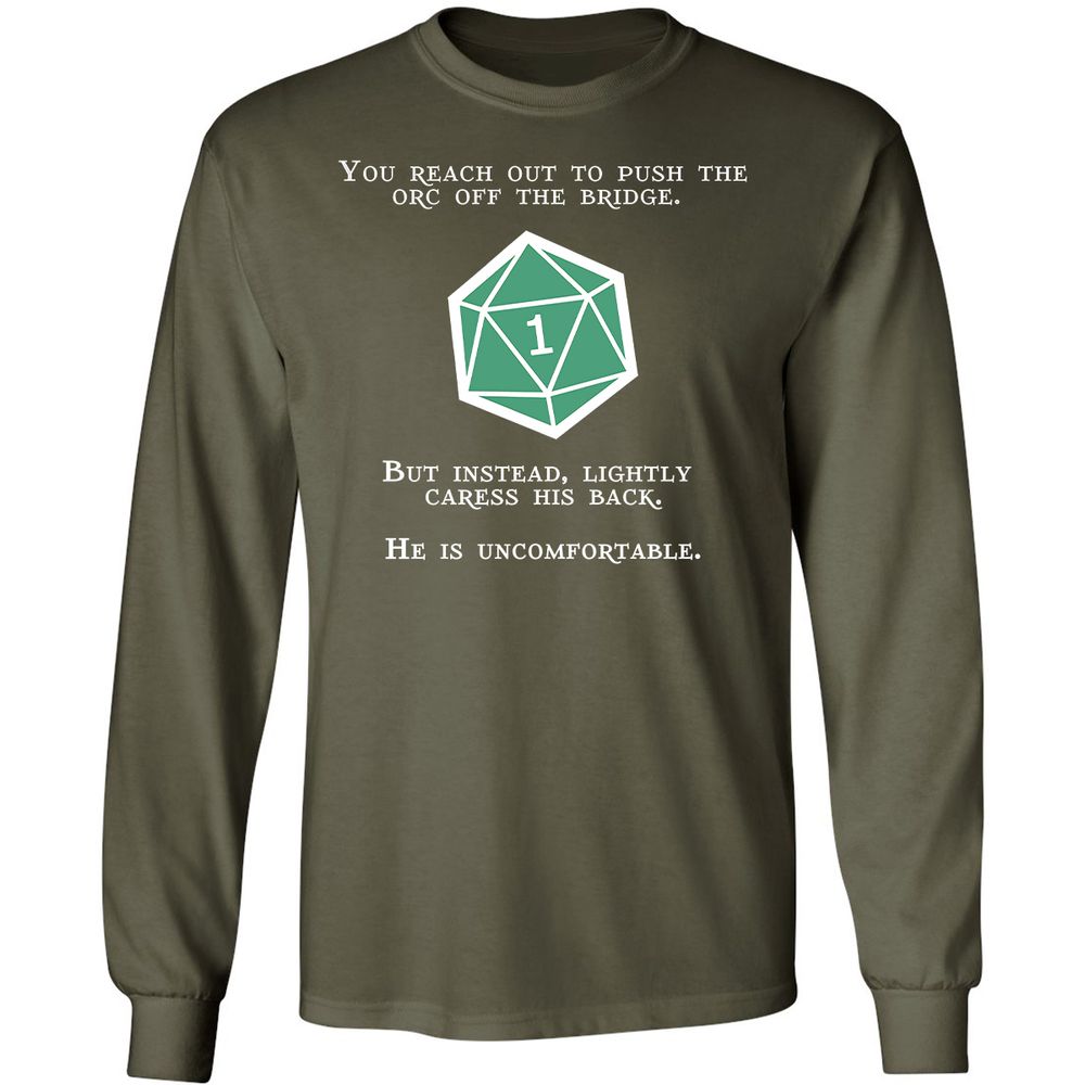 Long Sleeve T-Shirt - XJMZ34AN - Military Green - 16