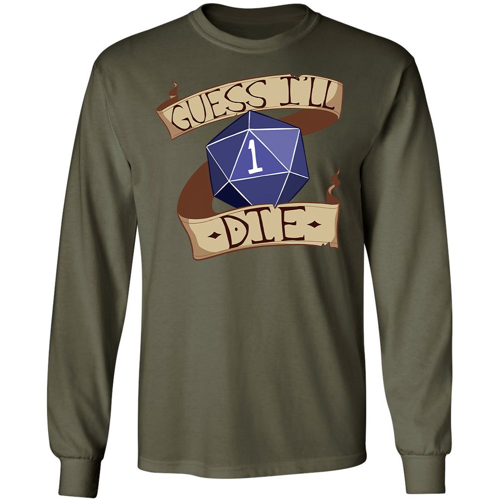 Long Sleeve T-Shirt - L5QB9TT9 - Military Green - 16