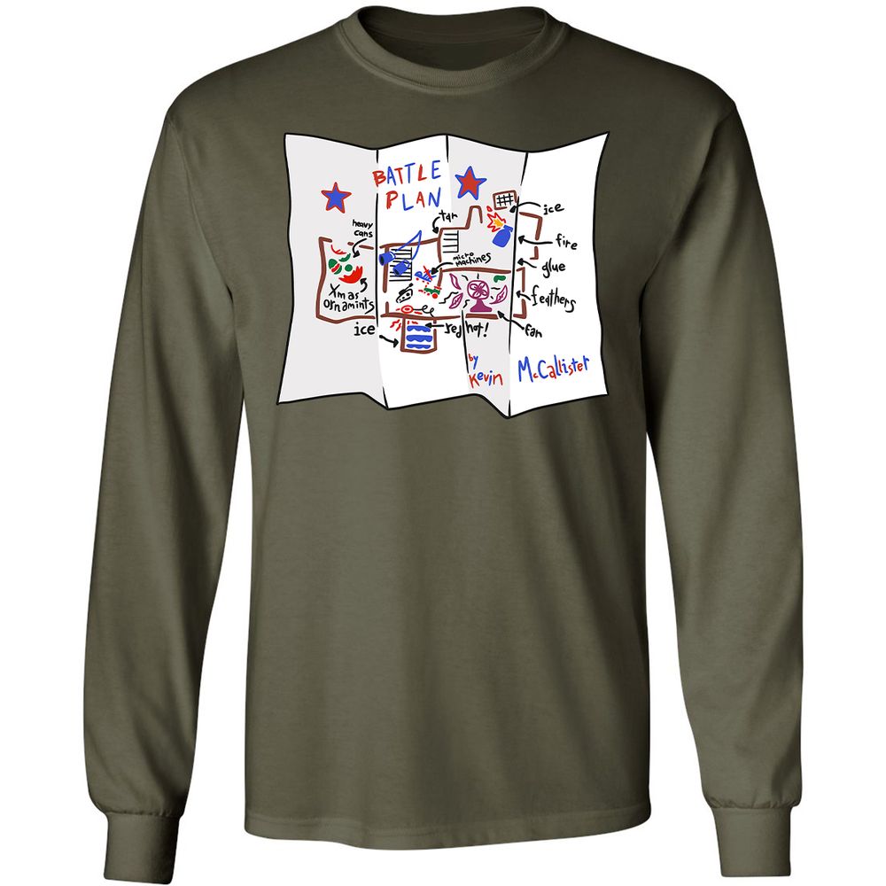 Long Sleeve T-Shirt - VJQUJWR3 - Military Green - 16