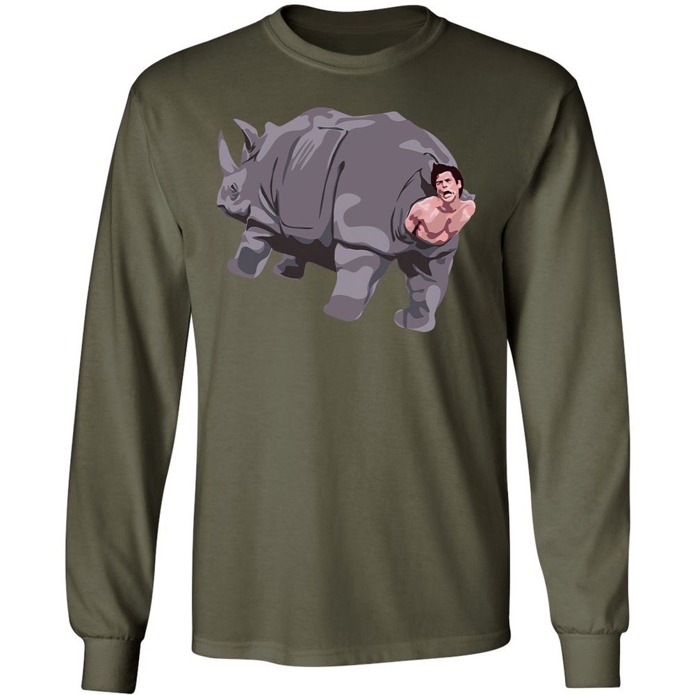 Long Sleeve T-Shirt - XRYFA6AU - Military Green - 16