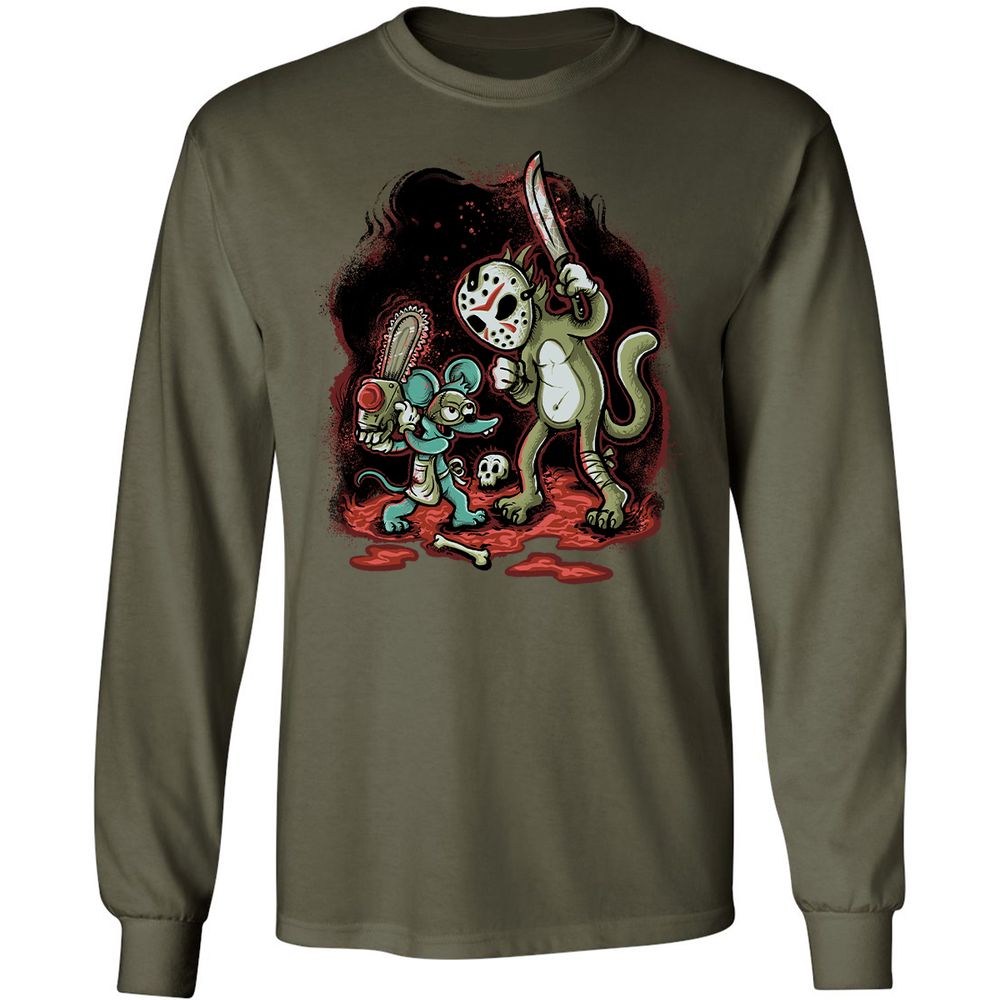 Long Sleeve T-Shirt - CNPG2ZFR - Military Green - 16