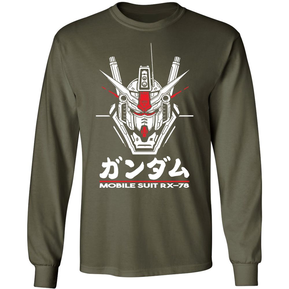Long Sleeve T-Shirt - YD73WX58 - Military Green - 16