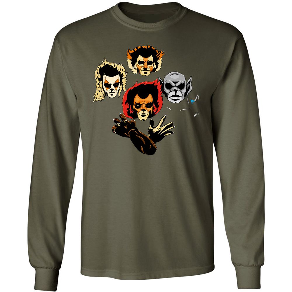 Long Sleeve T-Shirt - X7348PG3 - Military Green - 16