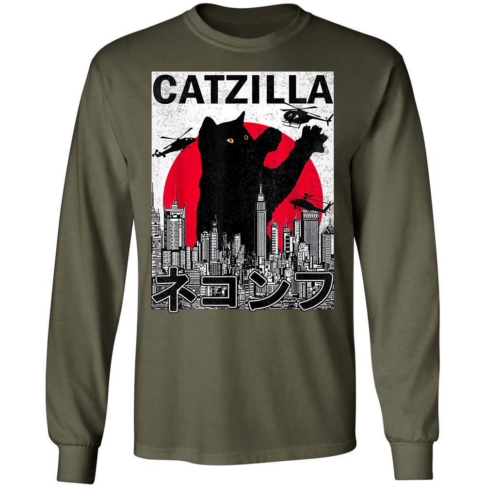 Long Sleeve T-Shirt - E2VBRB3G - Military Green - 16