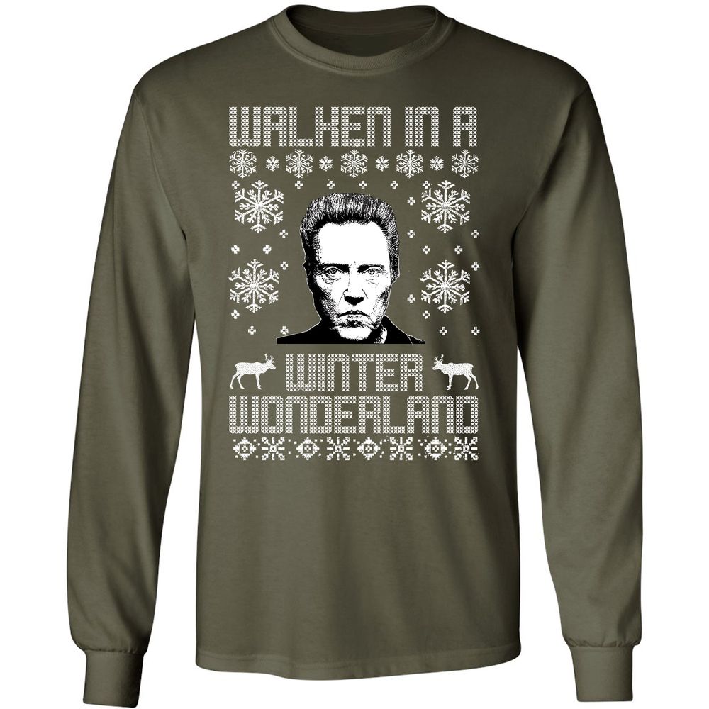 Long Sleeve T-Shirt - 9R2WHQCR - Military Green - 16