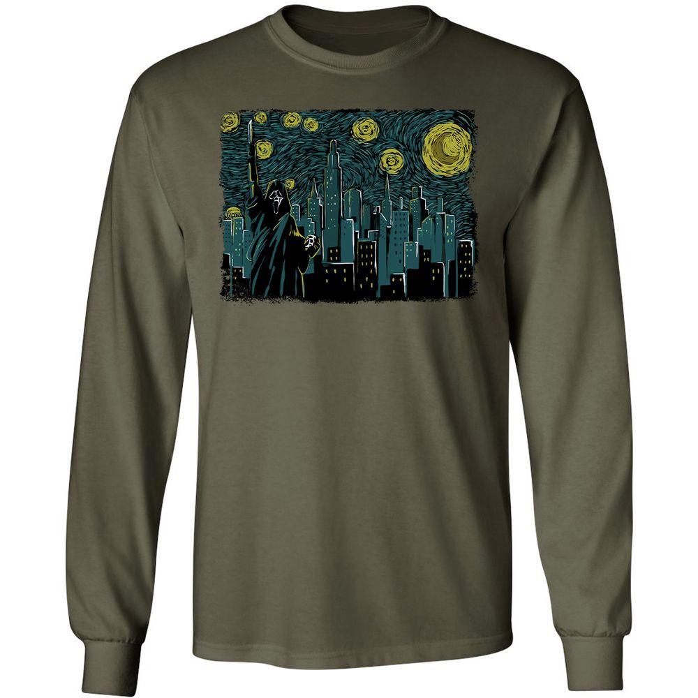 Long Sleeve T-Shirt - CNCCSJB6 - Military Green - 16