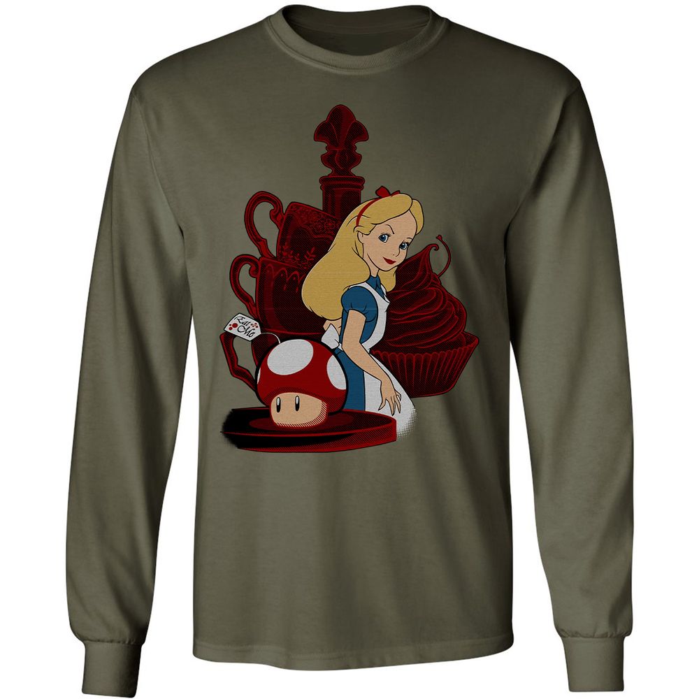 Long Sleeve T-Shirt - KPERELAZ - Military Green - 16