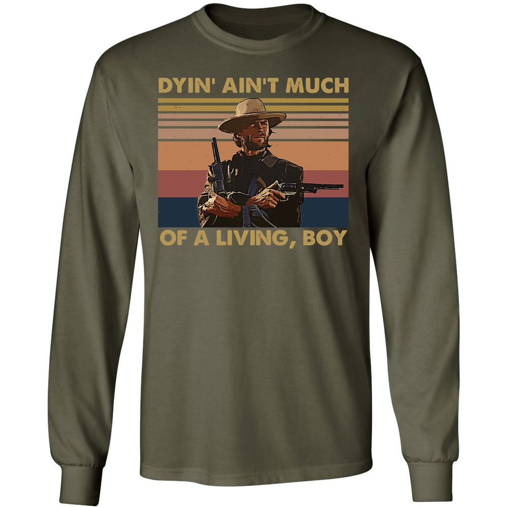 Long Sleeve T-Shirt - ZPZEGYJU - Military Green - 16