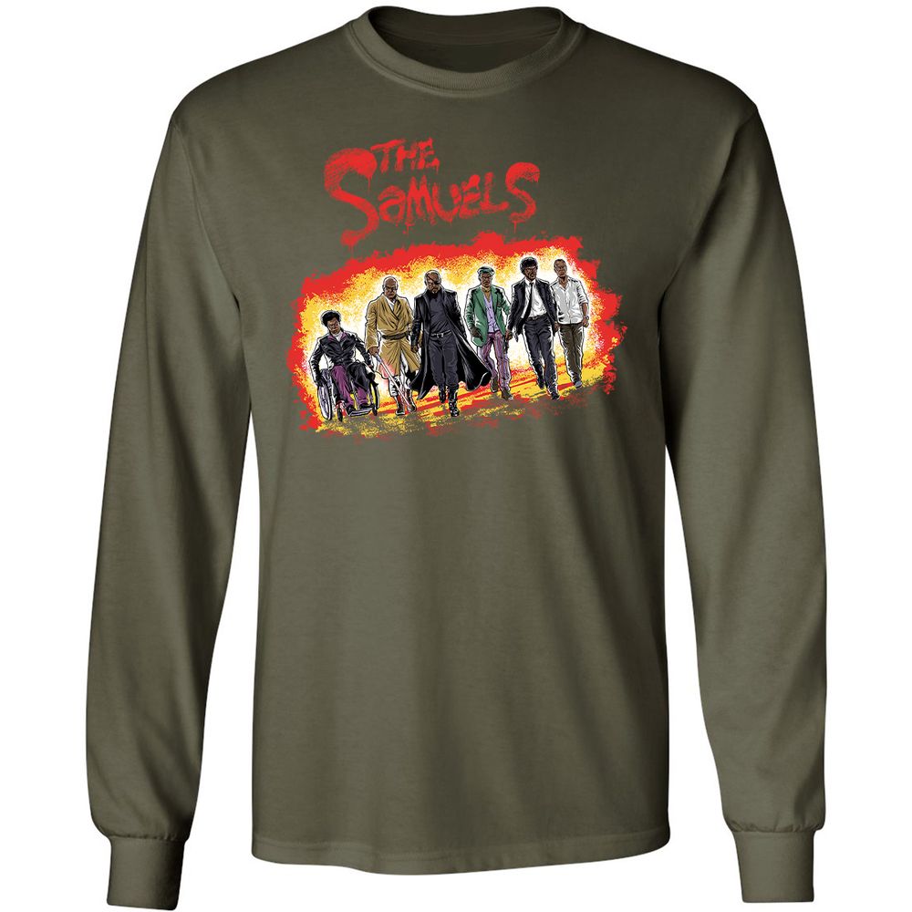Long Sleeve T-Shirt - E9C8PS7L - Military Green - 16