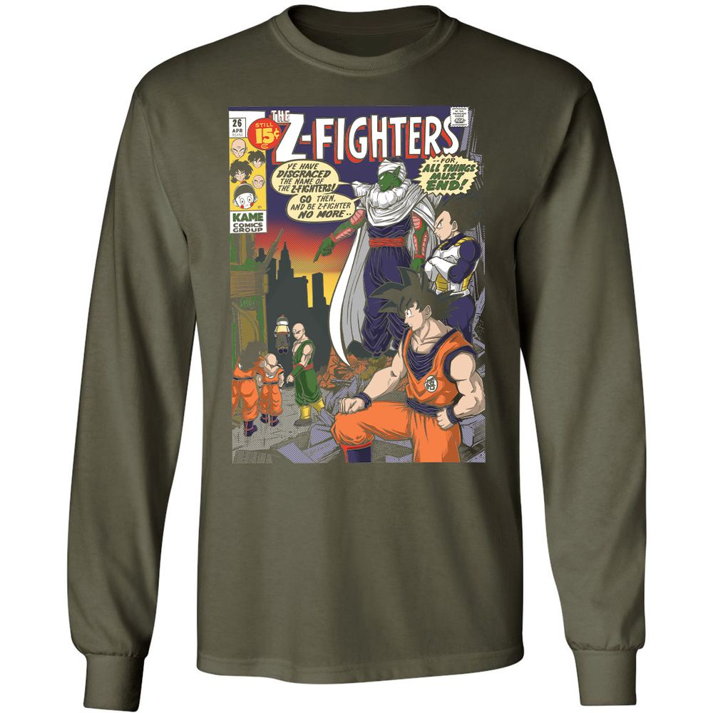 Long Sleeve T-Shirt - LNLLEJ45 - Military Green - 16