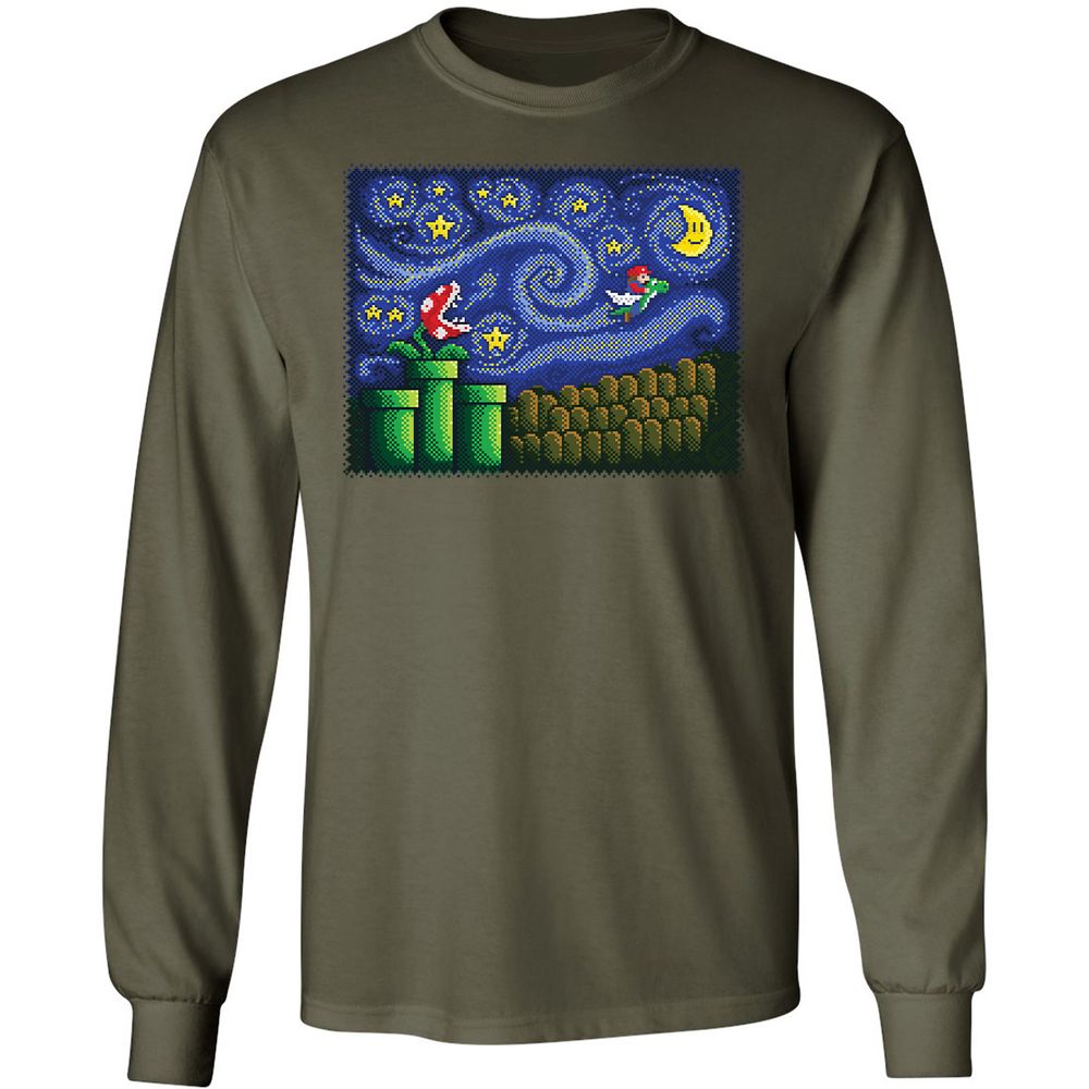 Long Sleeve T-Shirt - CJM4545P - Military Green - 16