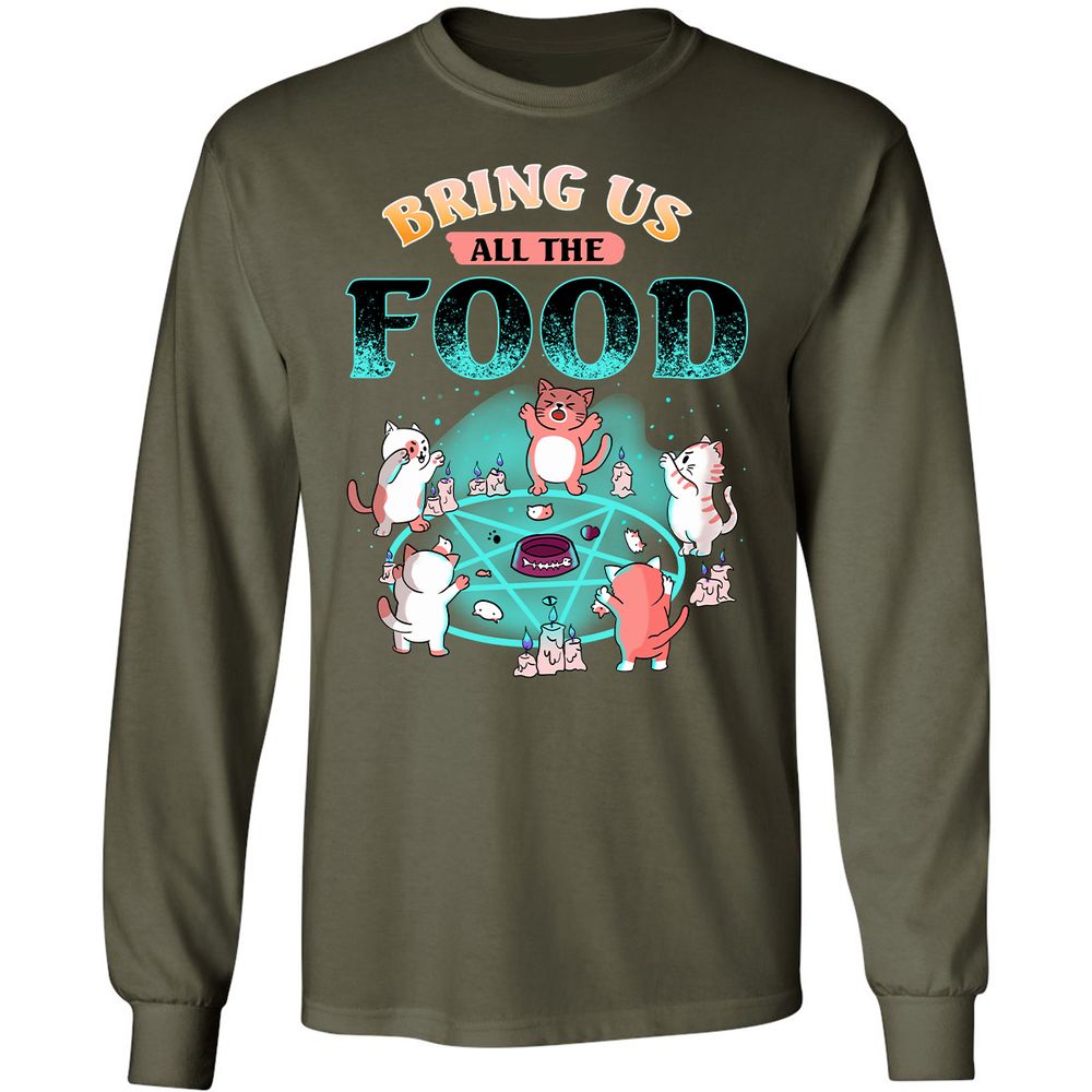 Long Sleeve T-Shirt - EUZ2HZND - Military Green - 16