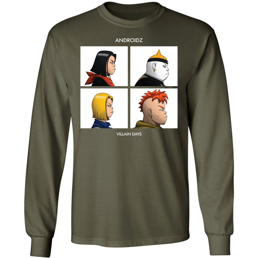 Long Sleeve T-Shirt - KWEELFGS - Military Green - 16