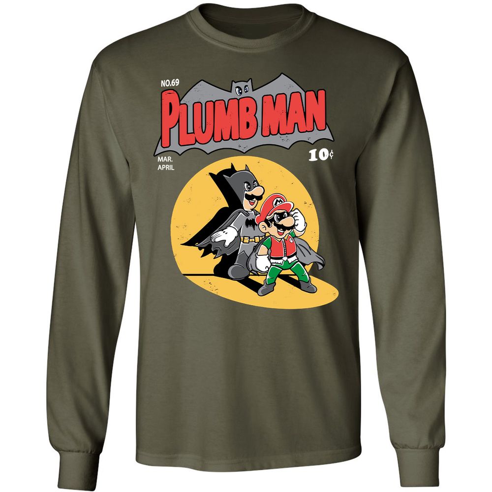 Long Sleeve T-Shirt - SCDXR6J1 - Military Green - 16