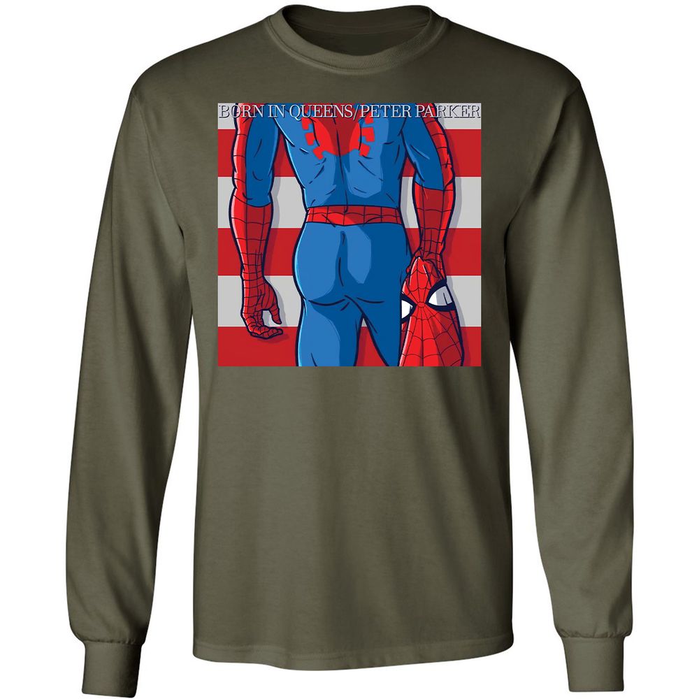 Long Sleeve T-Shirt - UL77W13W - Military Green - 16