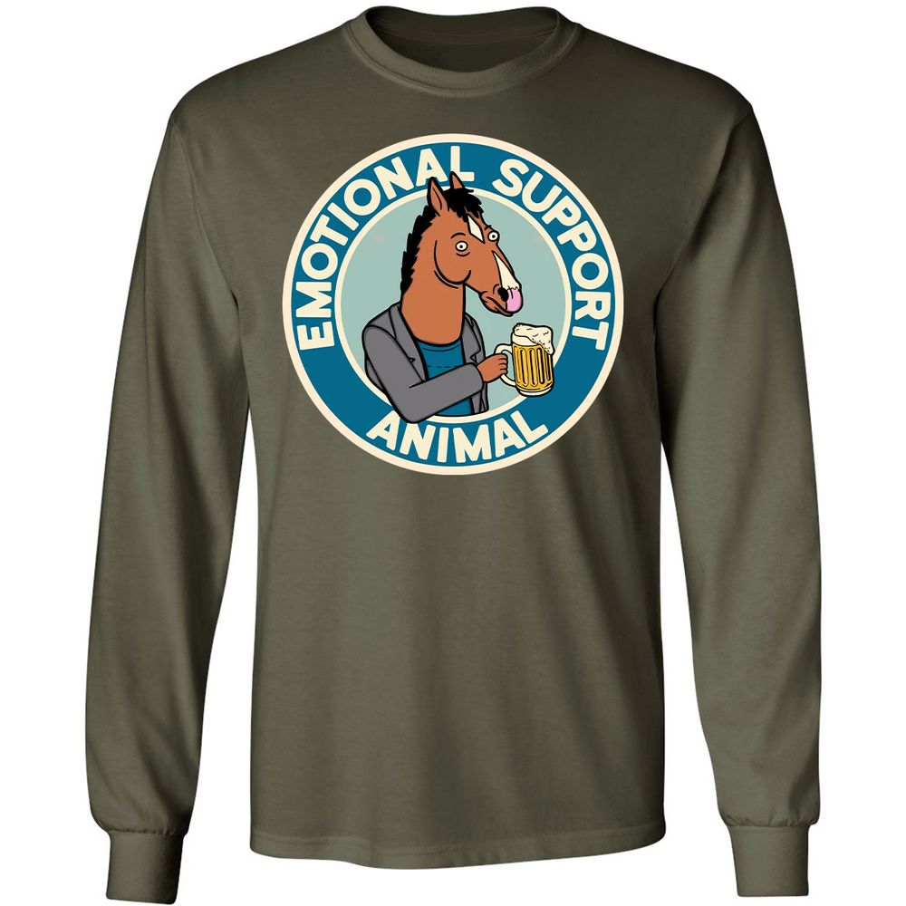 Long Sleeve T-Shirt - MNJYVW2V - Military Green - 16