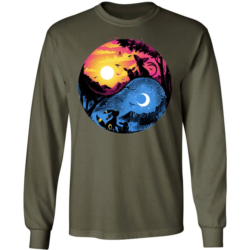 Long Sleeve T-Shirt - JCP4FEF6 - Military Green - 16