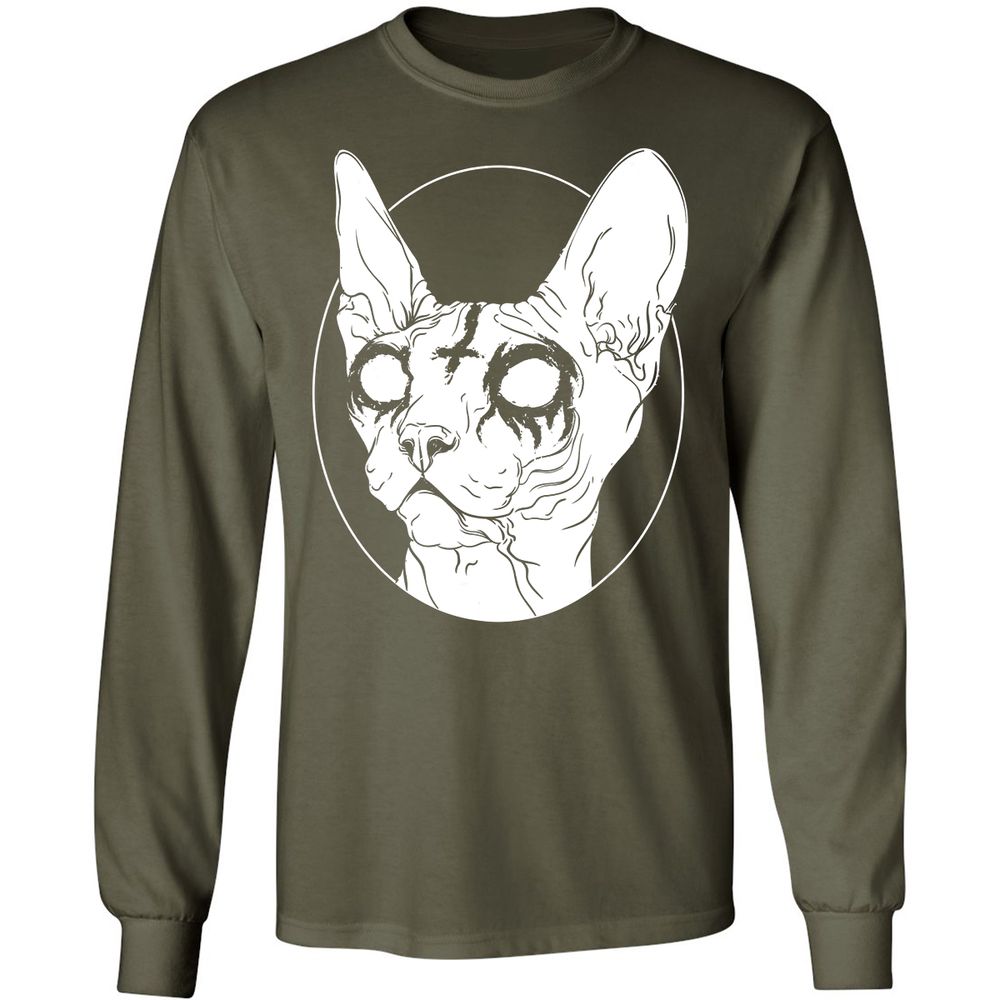 Long Sleeve T-Shirt - 52QRKPNA - Military Green - 16