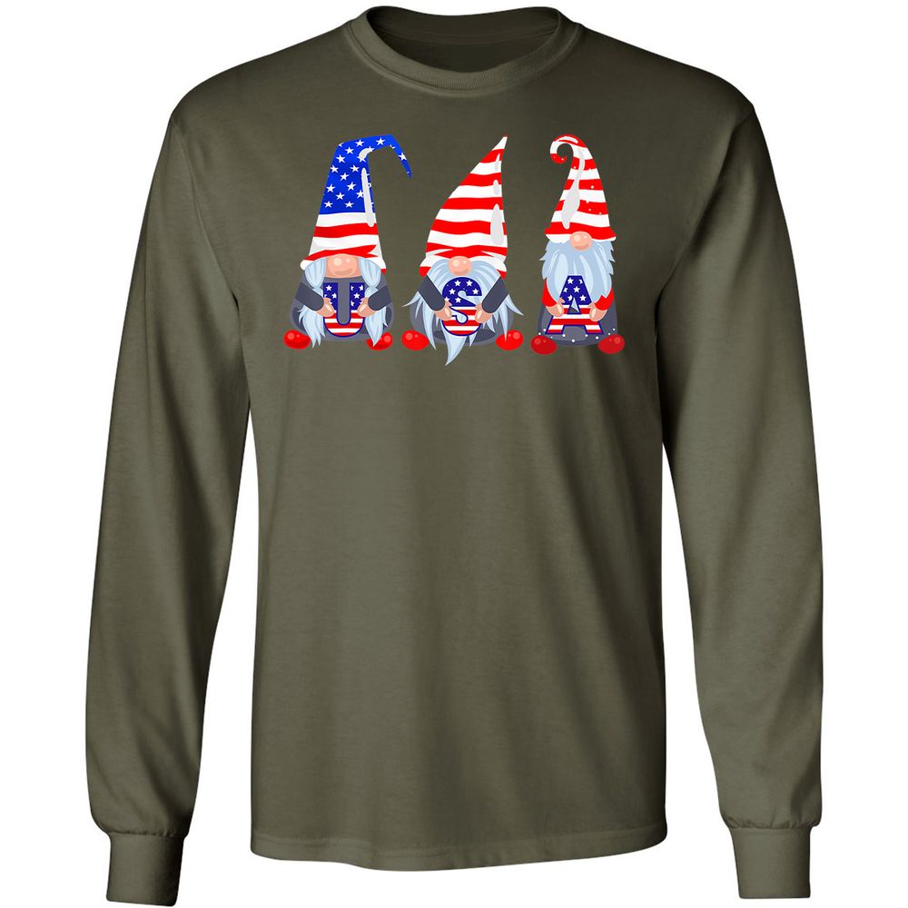 Long Sleeve T-Shirt - AETDZ14S - Military Green - 16