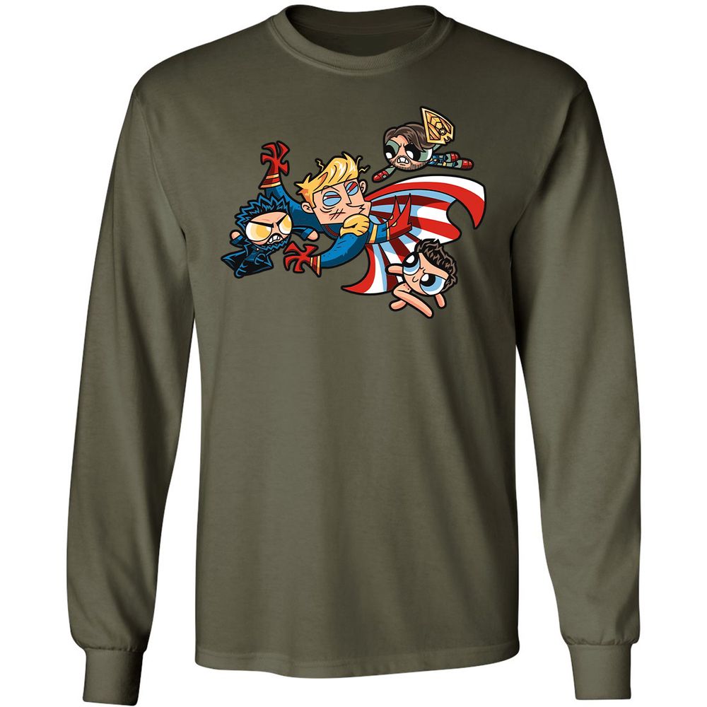 Long Sleeve T-Shirt - 8PY6CLM5 - Military Green - 16