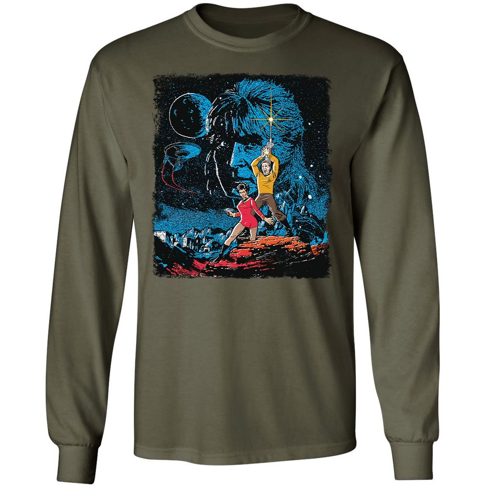 Long Sleeve T-Shirt - 1C7388D6 - Military Green - 16