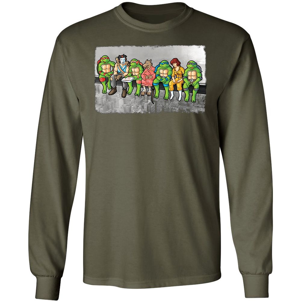 Long Sleeve T-Shirt - L1SDQA1T - Military Green - 16