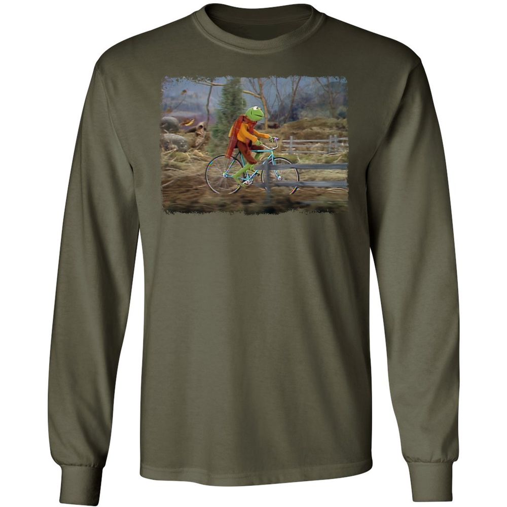 Long Sleeve T-Shirt - 38VF1LE5 - Military Green - 16