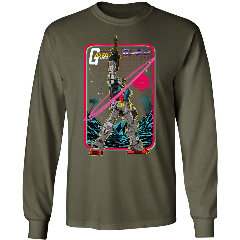 Long Sleeve T-Shirt - CVKQEWF9 - Military Green - 16
